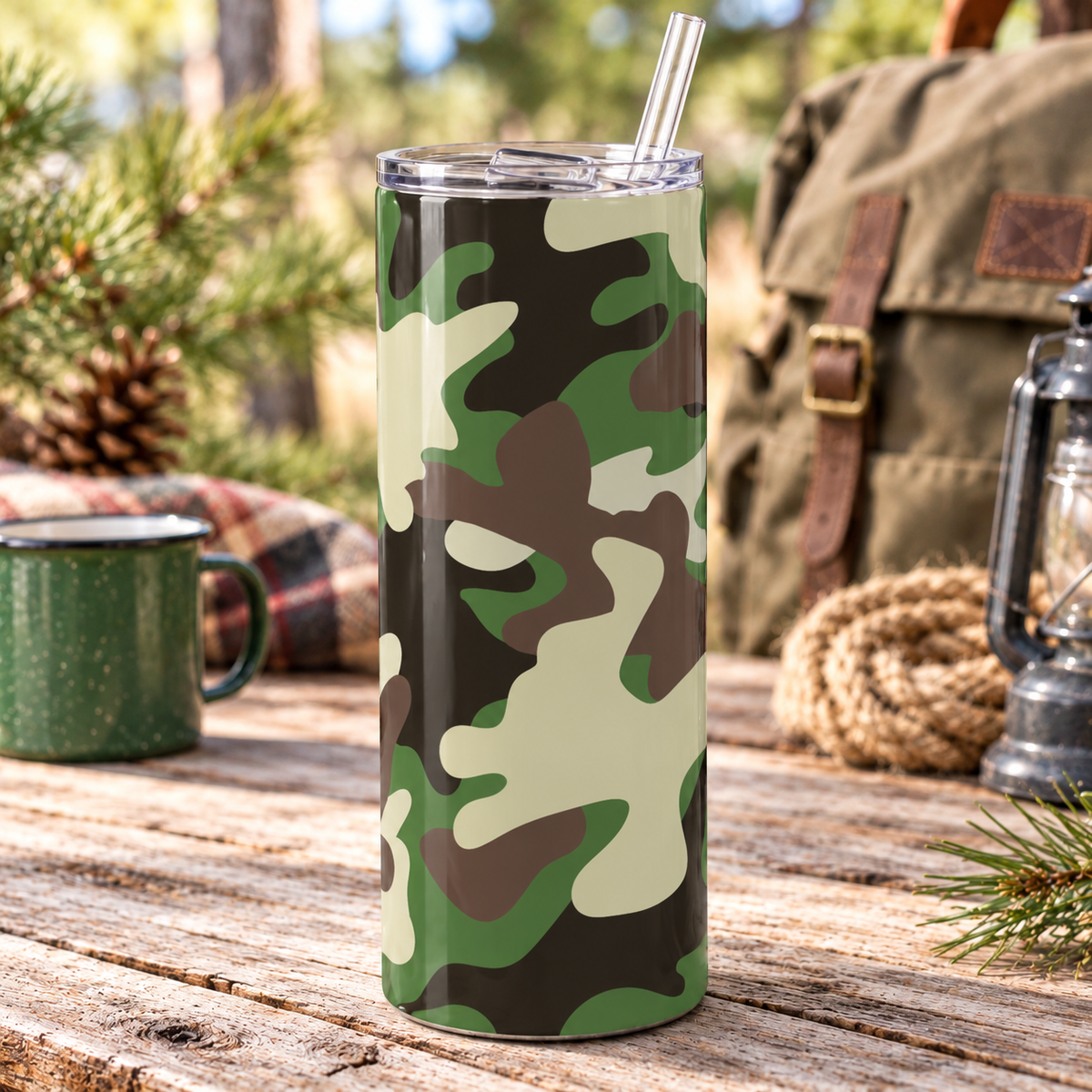 Classic Camouflage 20 oz Skinny Tumbler