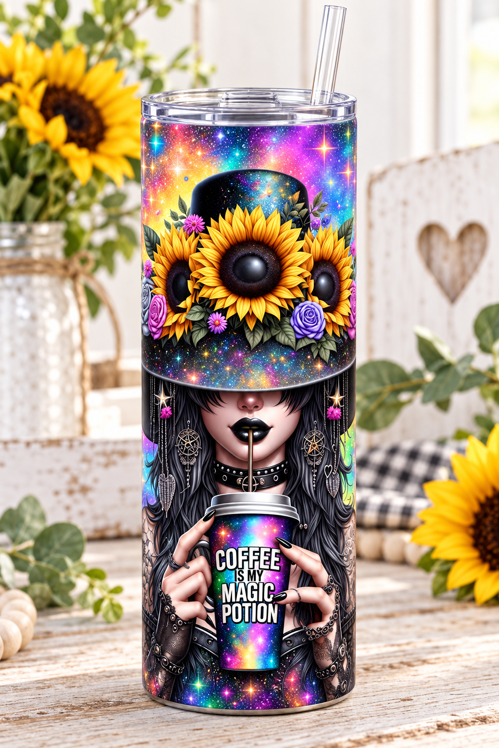 Coffee Is My Magic Potion Witch 20 oz Tumbler