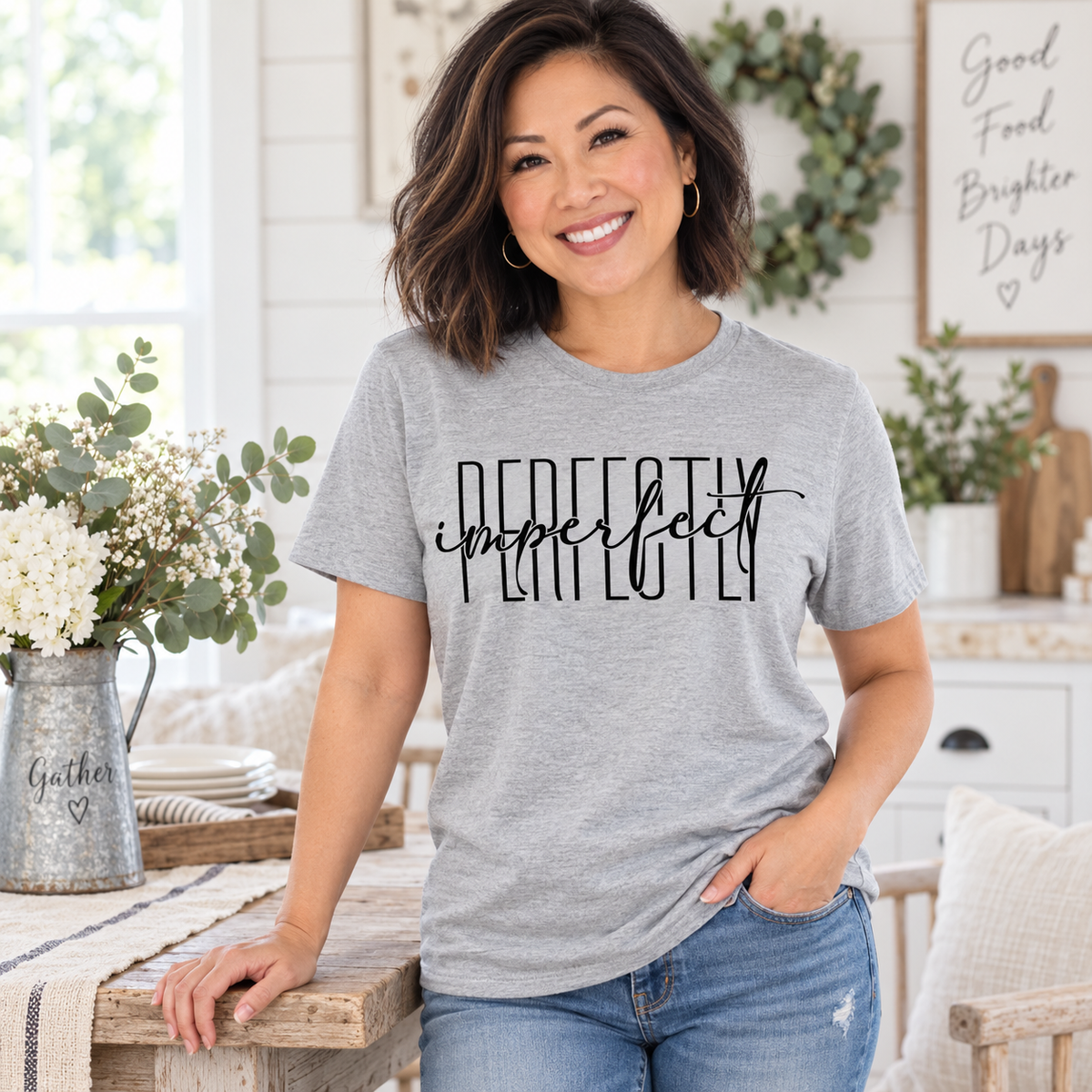 Perfectly Imperfect Women’s Inspirational T-Shirt
