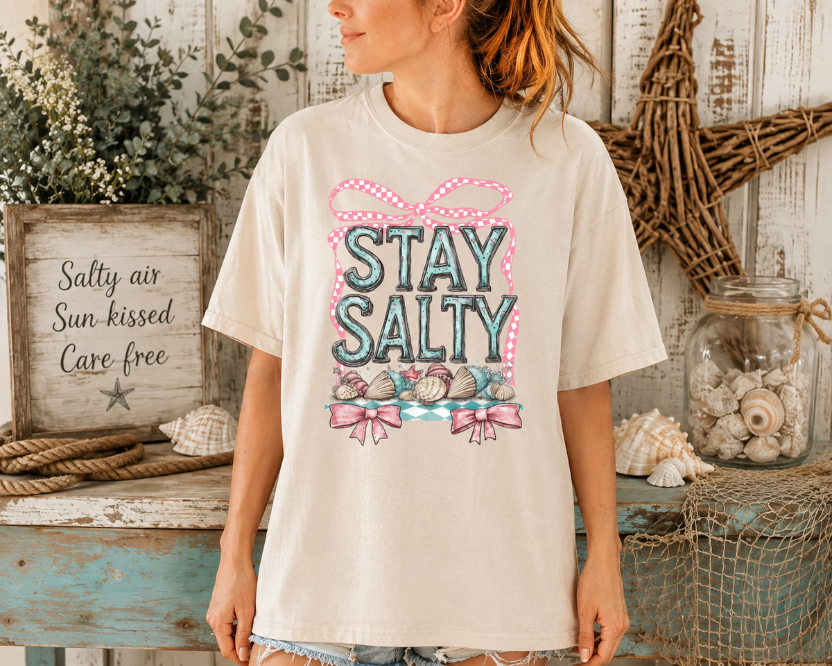 Stay Salty Coastal Graphic T-Shirt