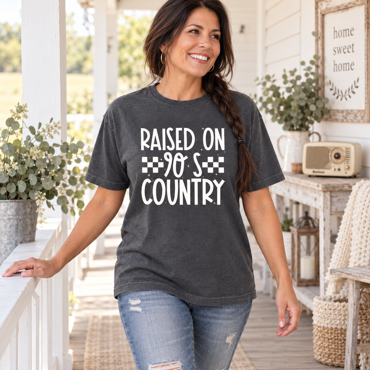 Raised on 90's Country Graphic Tee