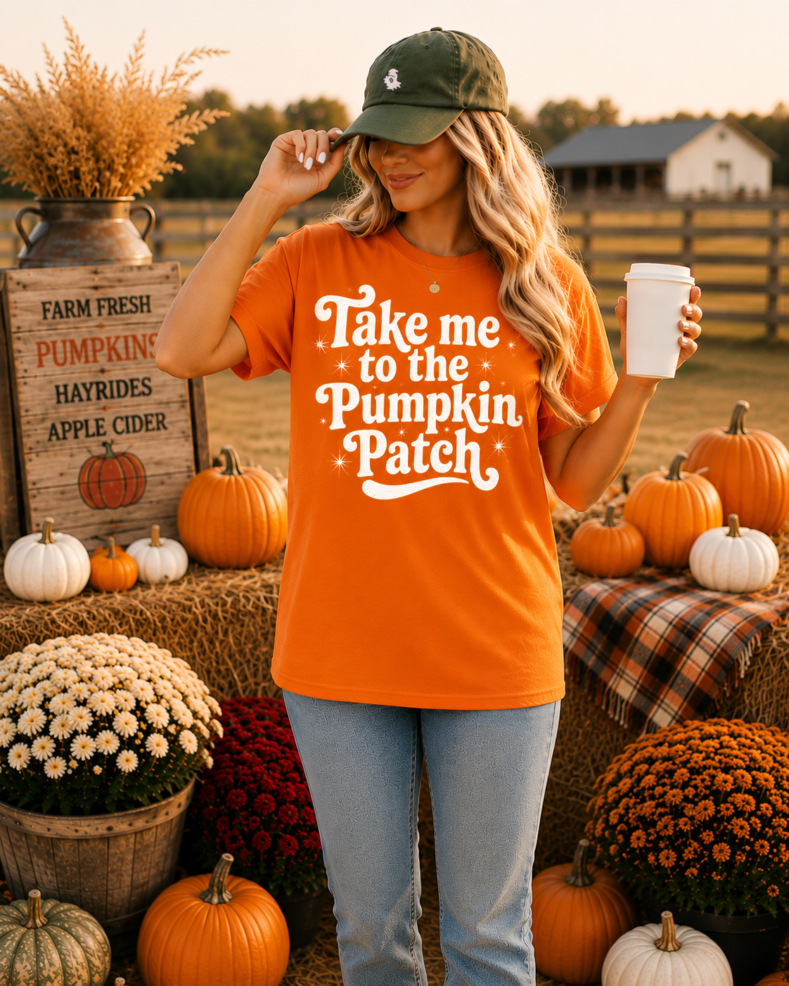 Take Me to the Pumpkin Patch Fall T-Shirt