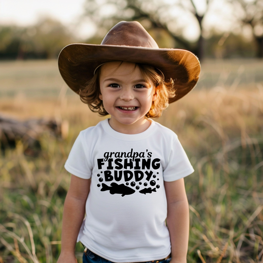 Grandpa’s Fishing Buddy – Sublimated Toddler T-Shirt